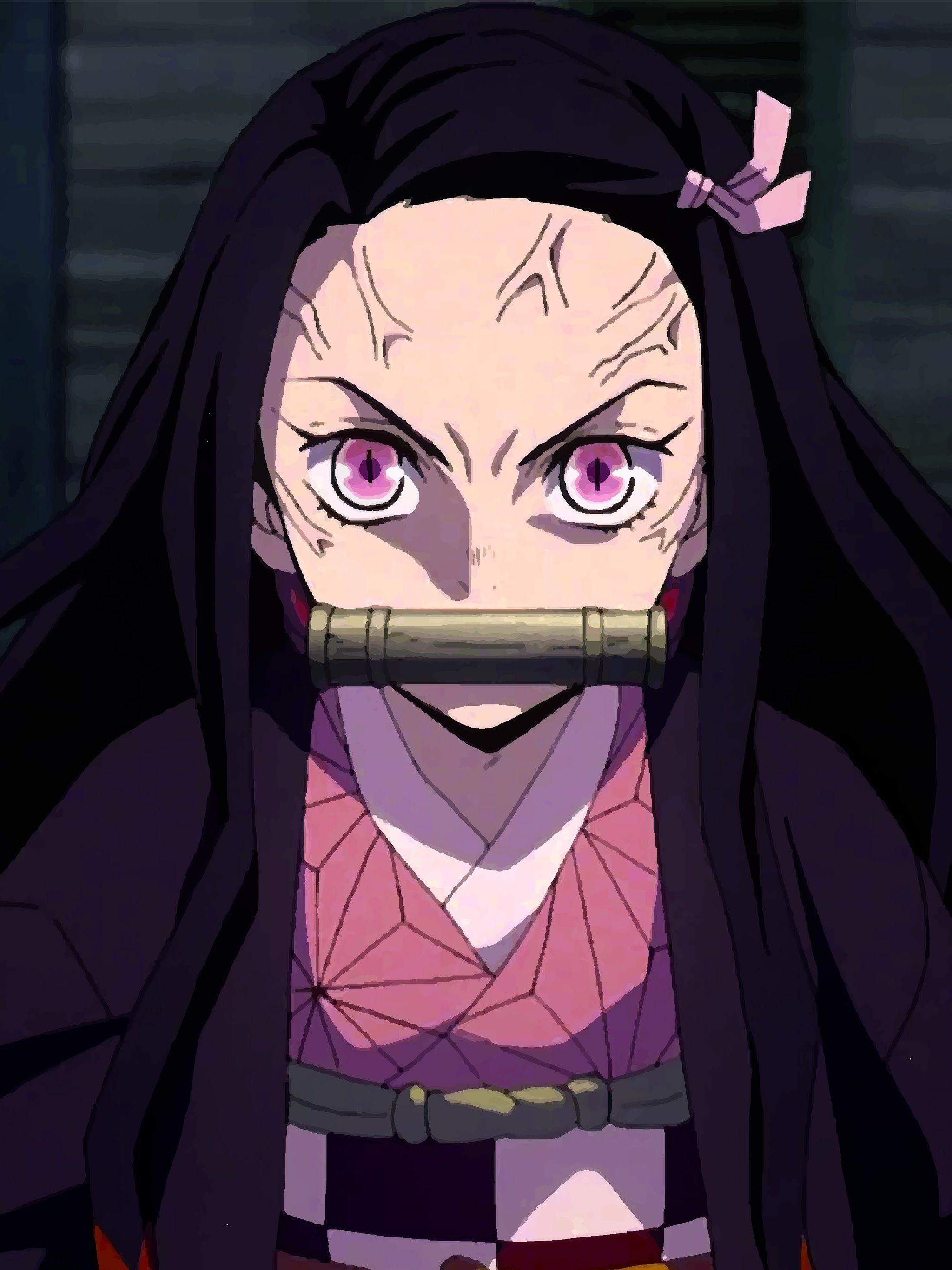 Nezuko Kamado Angry Kimetsu No Yaiba Art Wallpapers