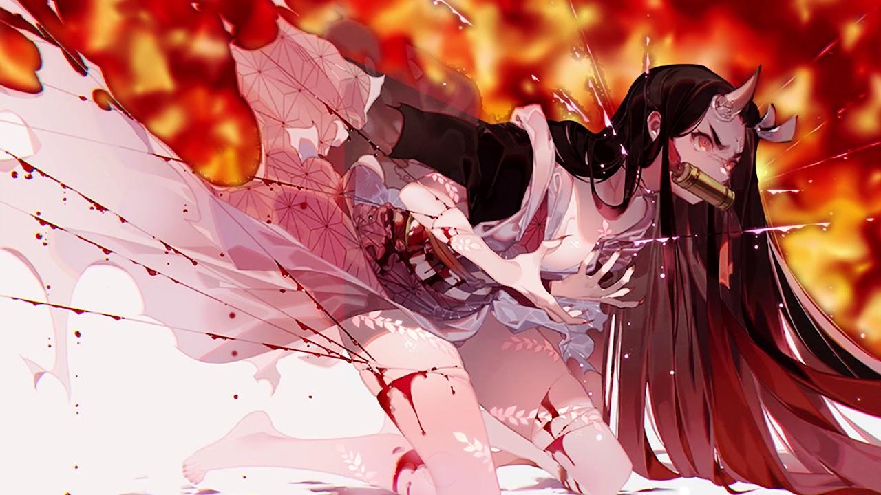 Nezuko Kamado Angry Kimetsu No Yaiba Art Wallpapers