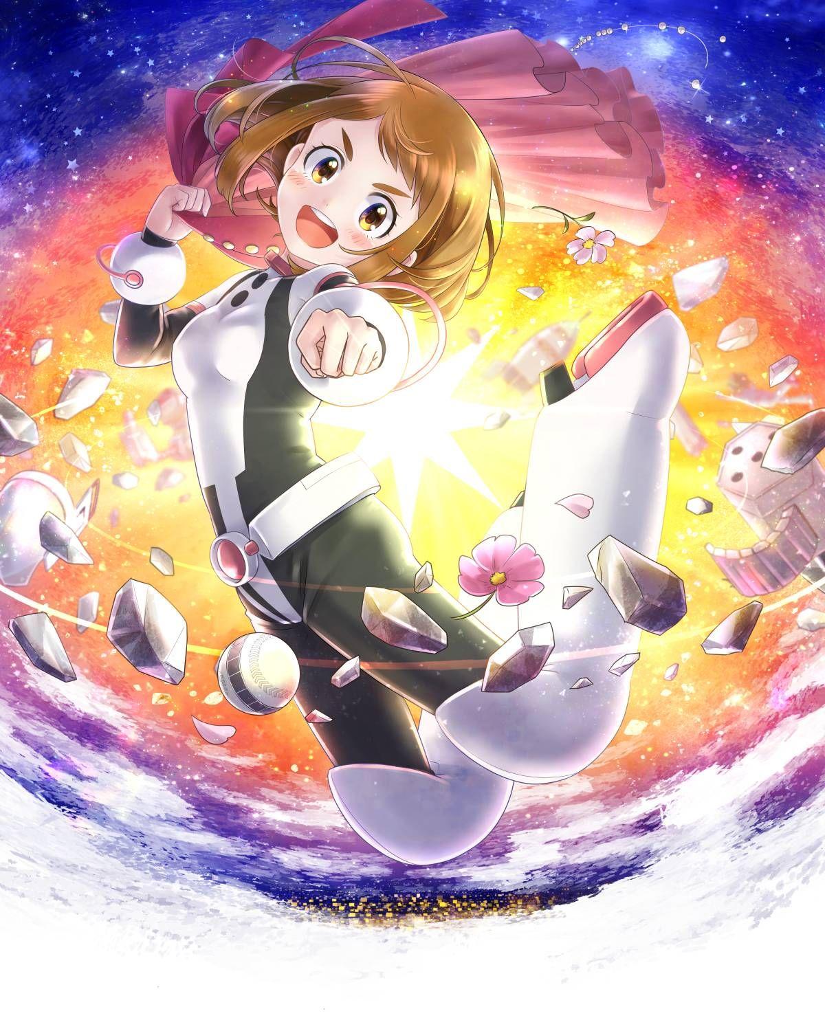 Ochaco Uraraka Art Wallpapers