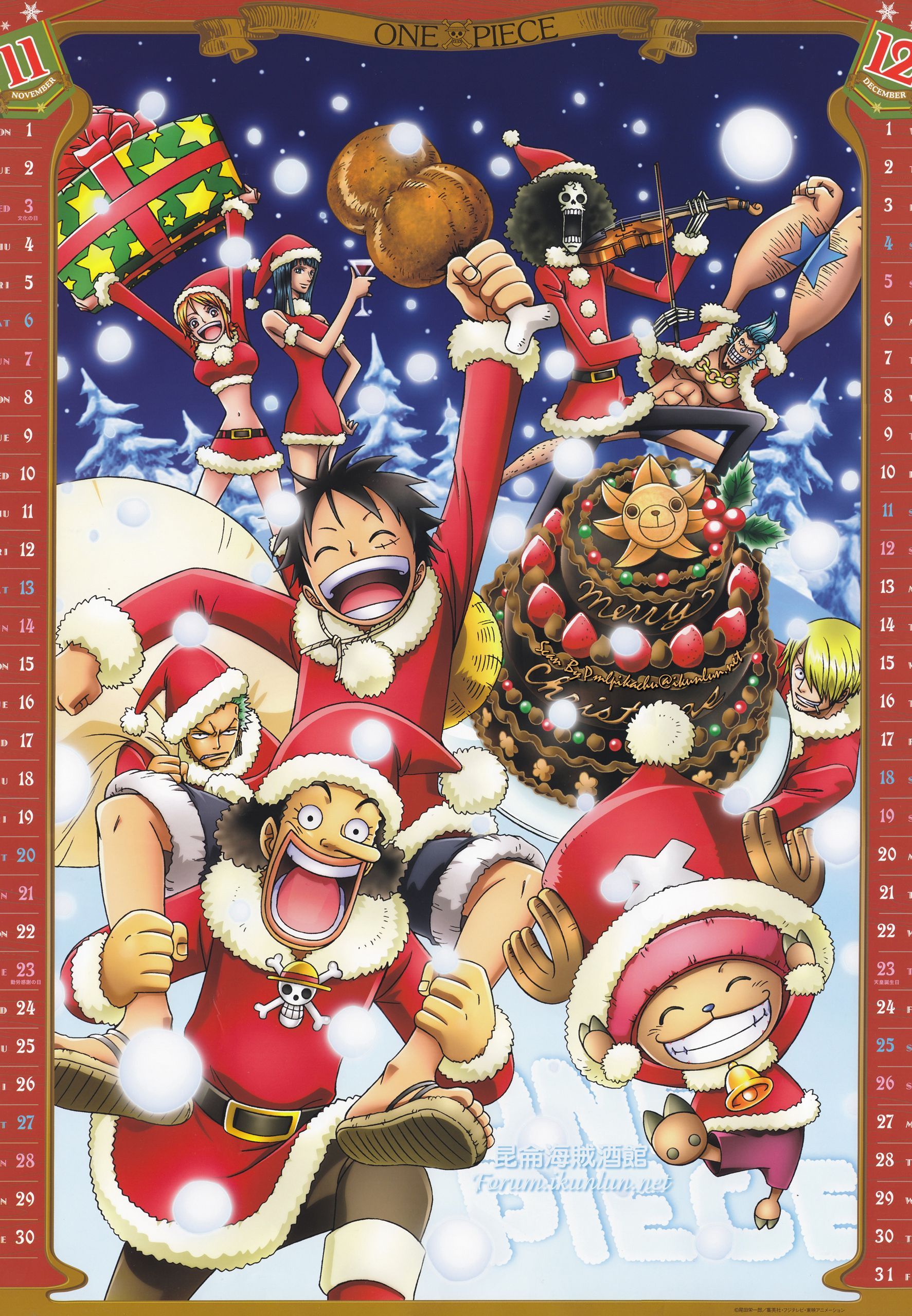 One Piece Christmas Wallpapers