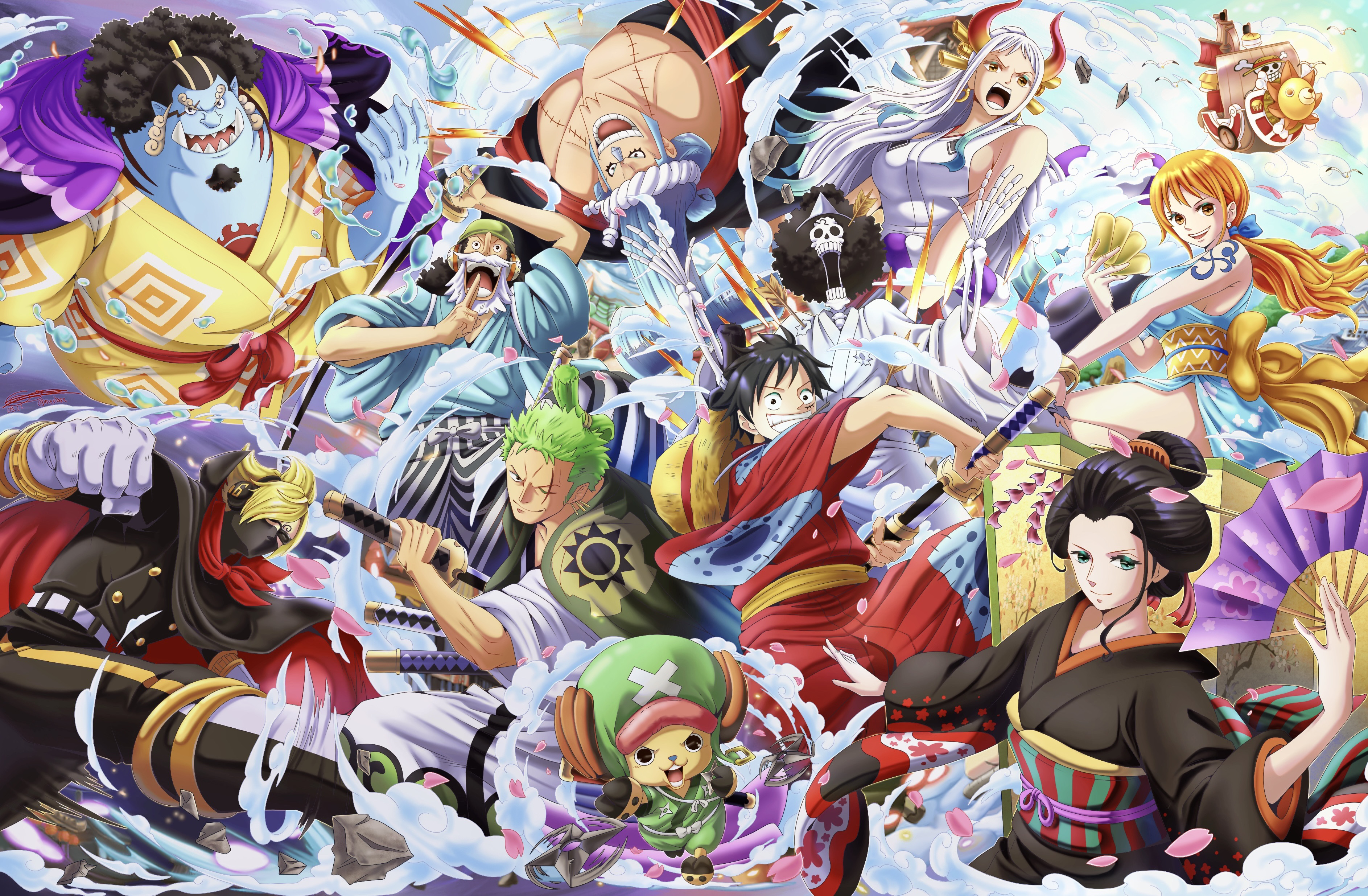 One Piece Christmas Wallpapers