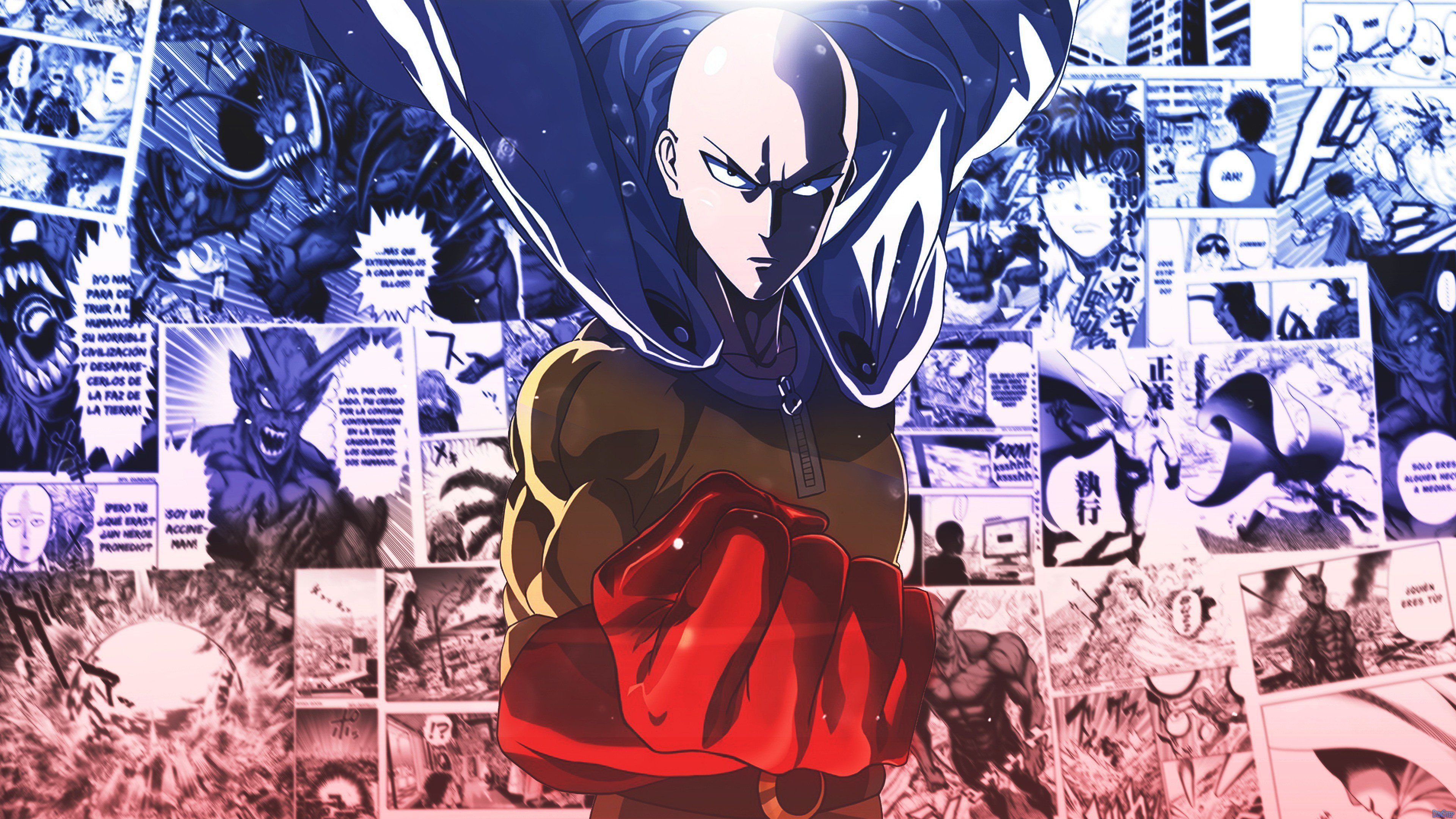 One-Punch Man Shingeki No Kyojin Saitama Wallpapers