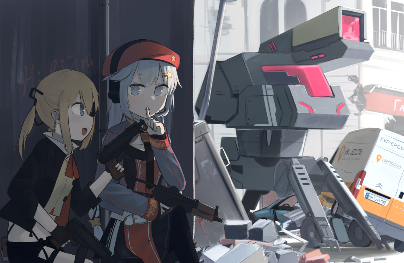 Ots-12 Girls Frontline Art Wallpapers