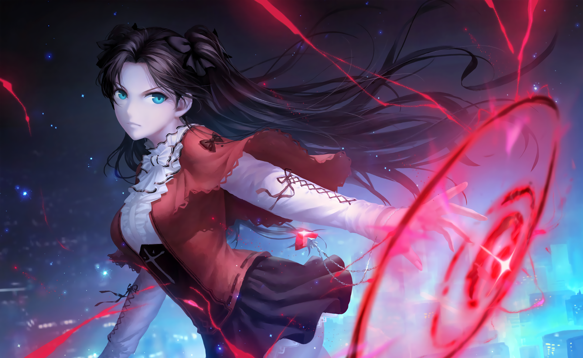 Rin Tohsaka Fate Stay Night Unlimited Blade Works Wallpapers