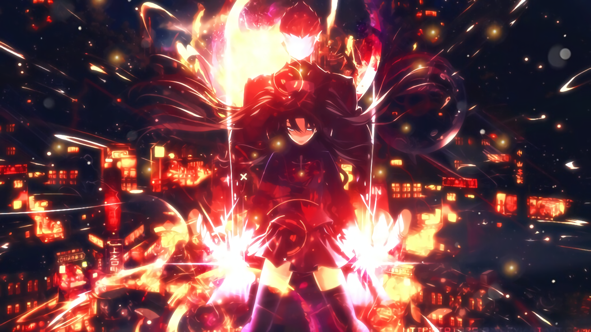 Rin Tohsaka Fate Stay Night Unlimited Blade Works Wallpapers