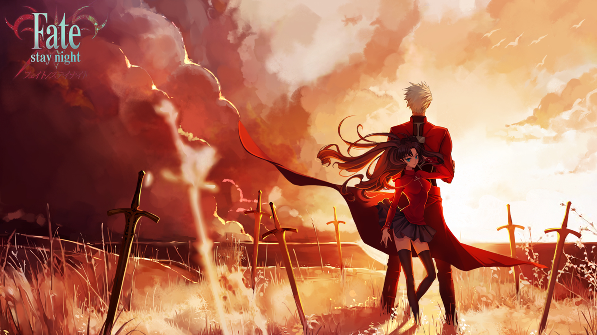 Rin Tohsaka Fate Stay Night Unlimited Blade Works Wallpapers