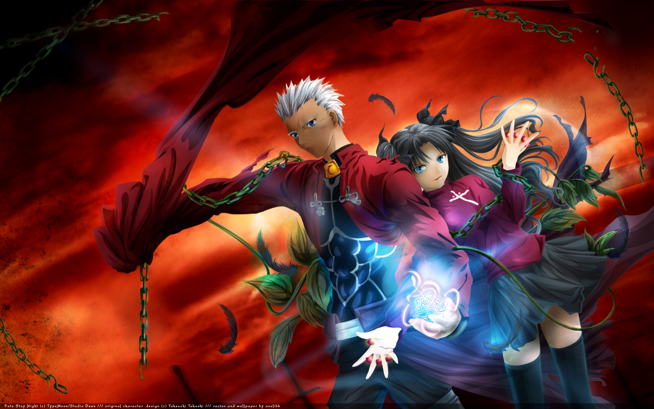 Rin Tohsaka Fate Stay Night Unlimited Blade Works Wallpapers