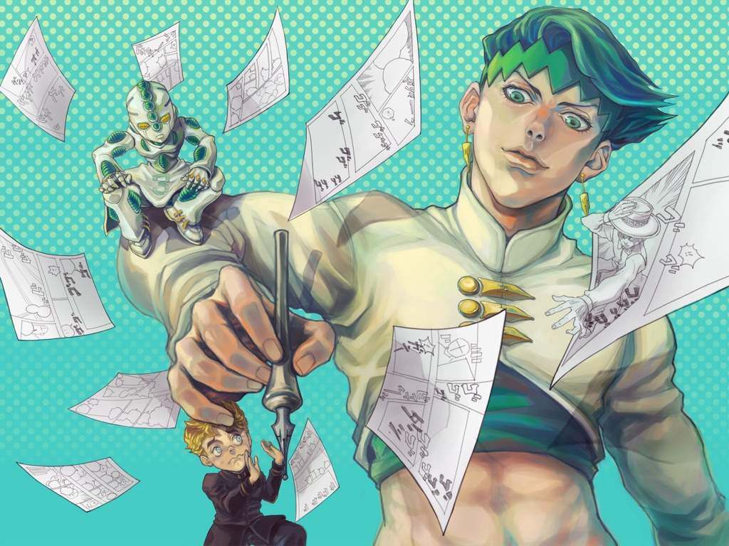 Rohan Kishibe Jojo'S Bizarre Adventure Art Wallpapers