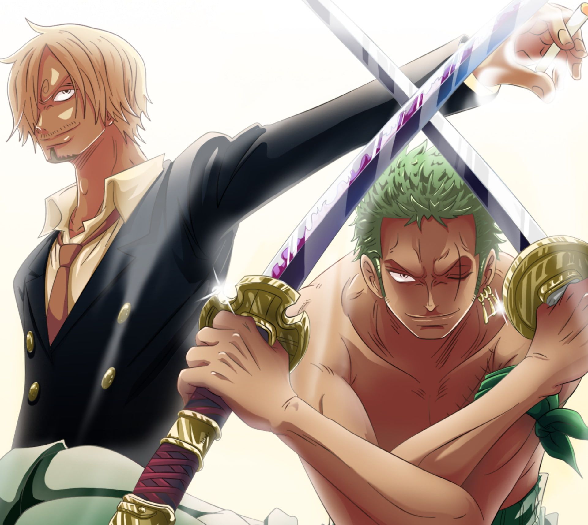 Roronoa Zoro Vs Sanji One Piece Wallpapers