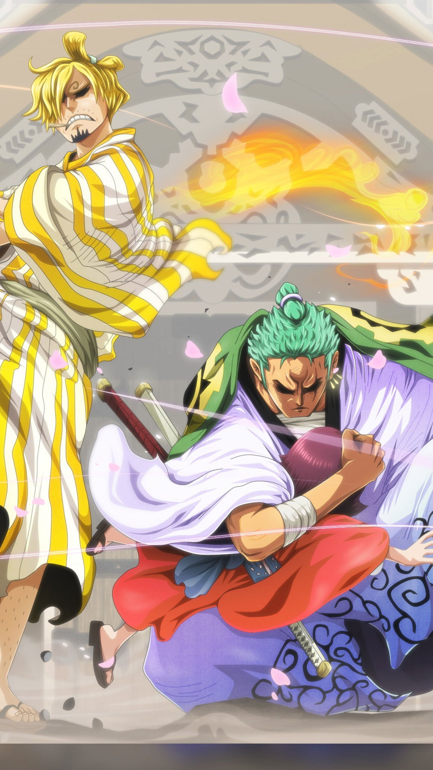 Roronoa Zoro Vs Sanji One Piece Wallpapers