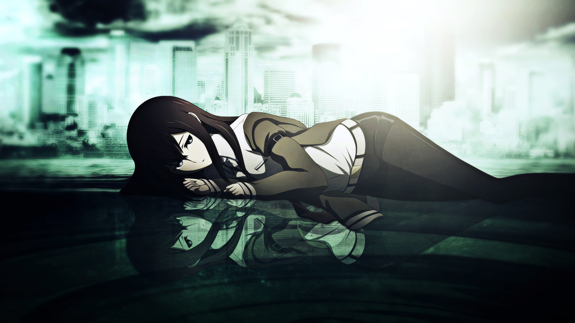 Sad Makise Kurisu Wallpapers