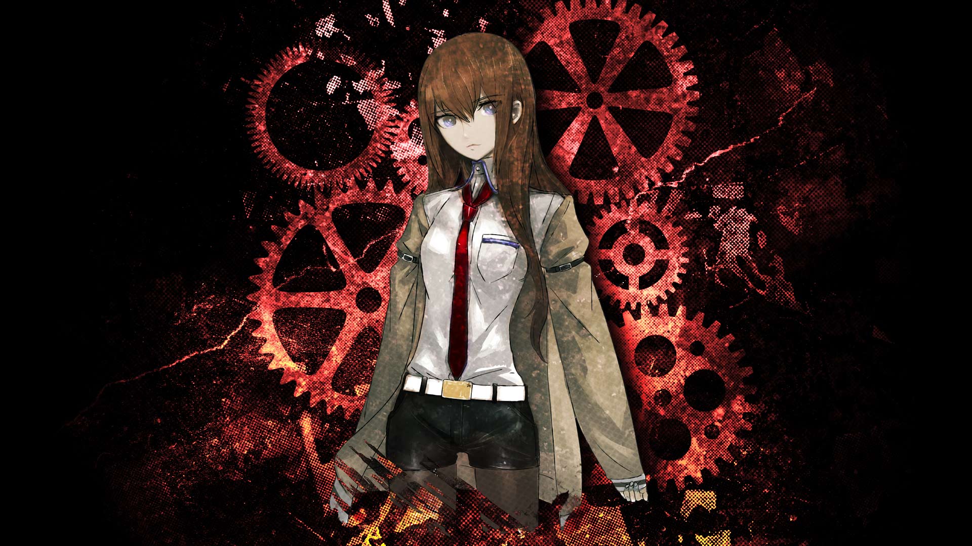 Sad Makise Kurisu Wallpapers