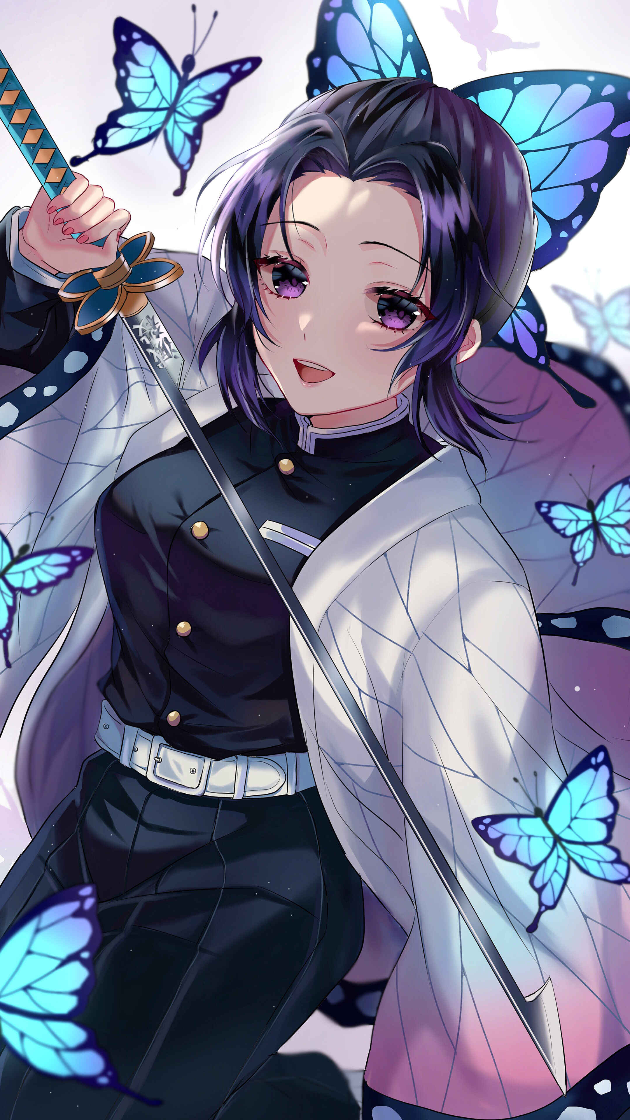 Shinobu Kochou With Butterfly Wallpapers