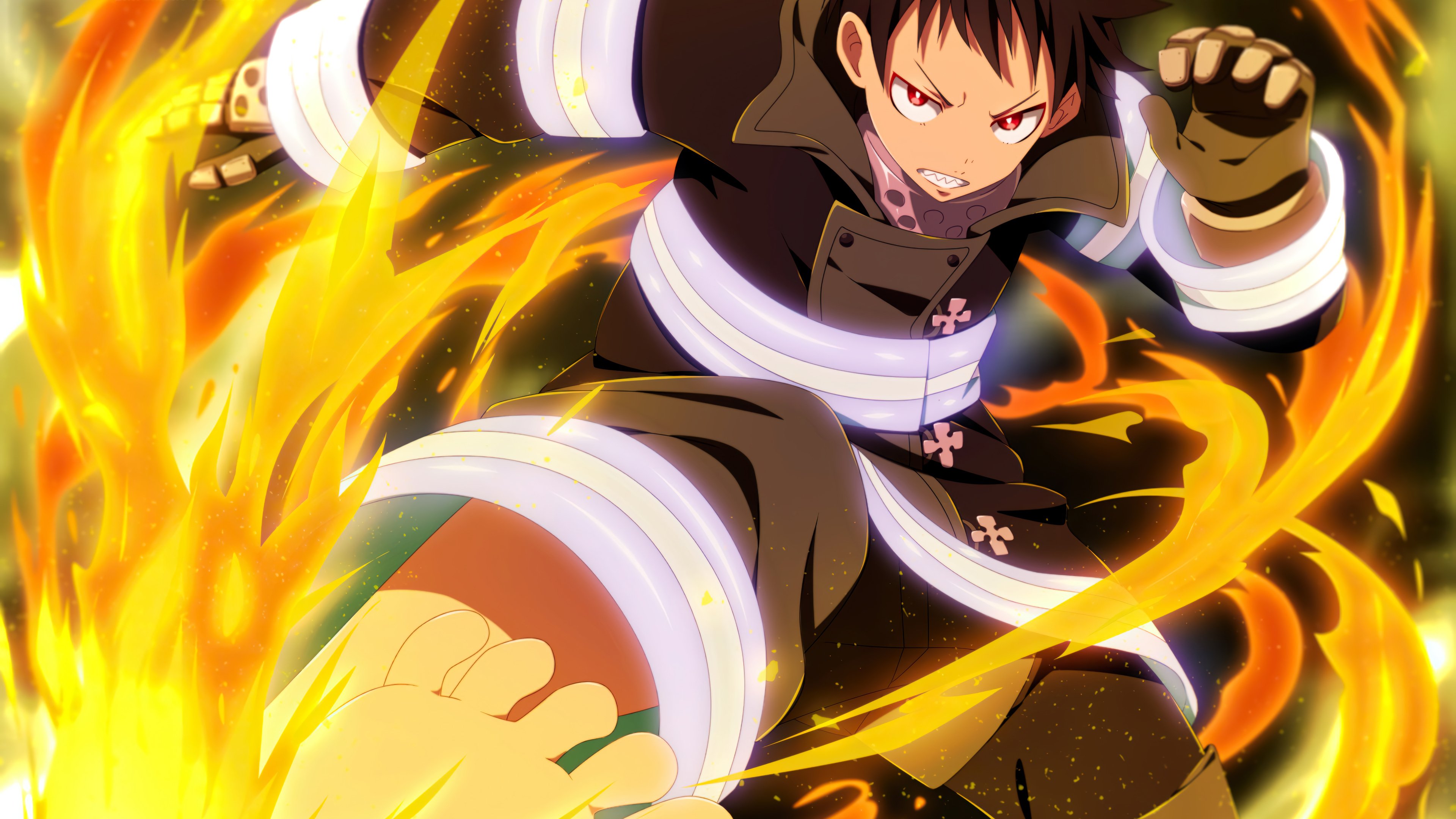 Shinra Kusakabe Fire Force Wallpapers