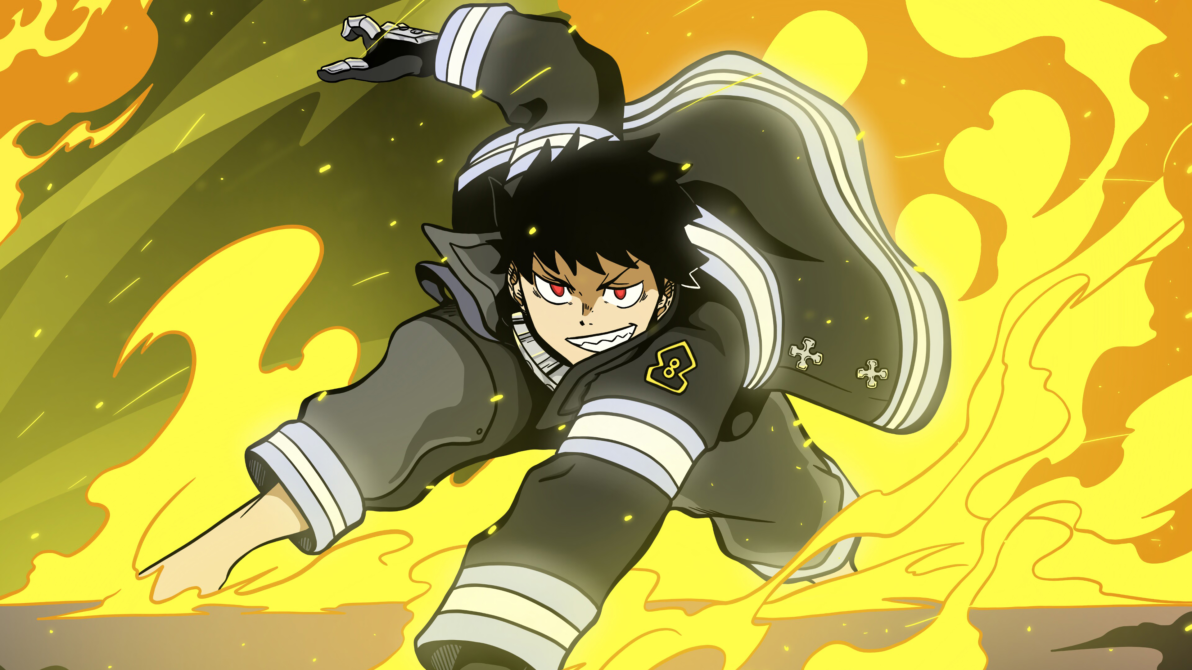 Shinra Kusakabe Fire Force Wallpapers