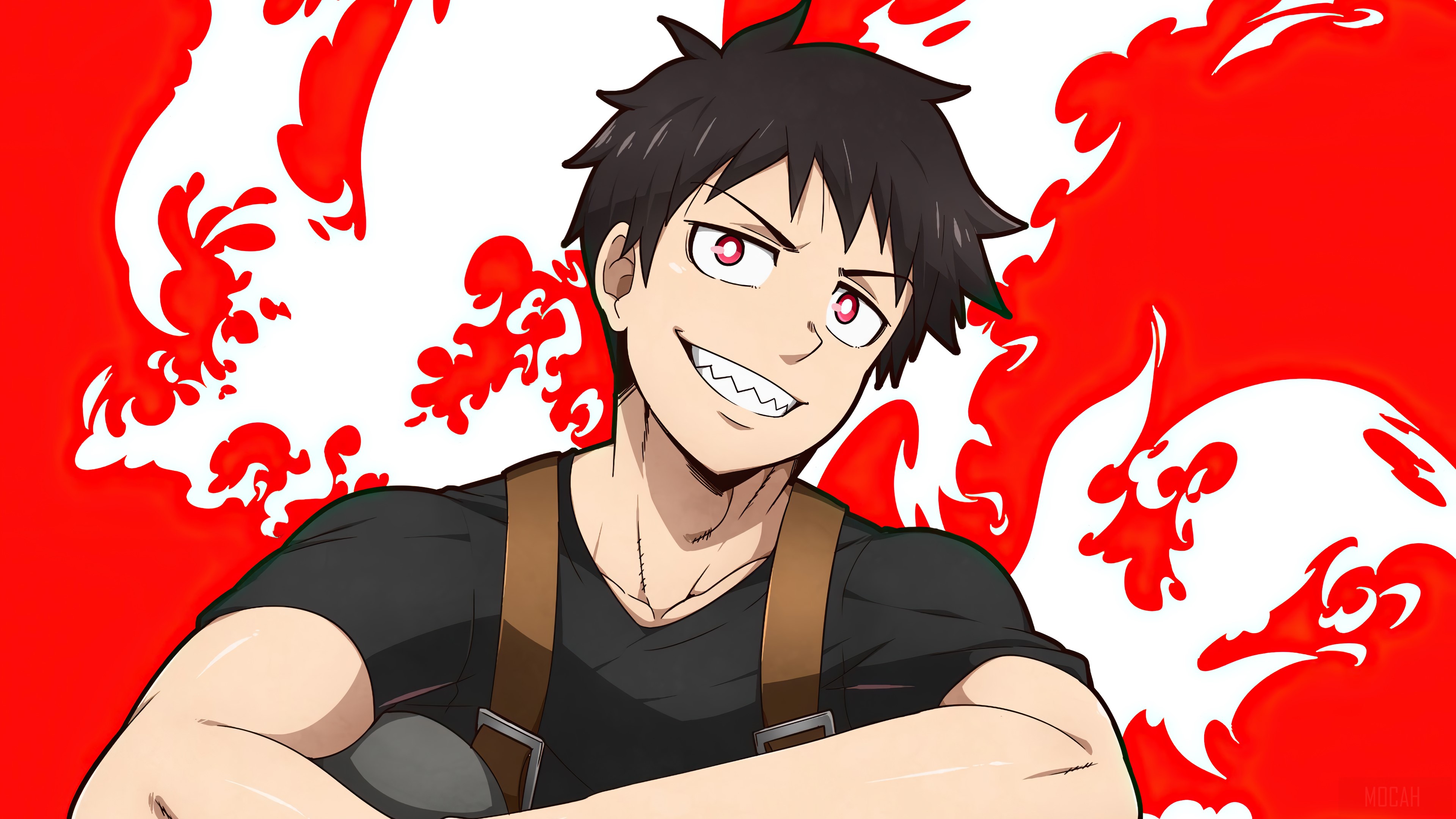 Shinra Kusakabe Fire Force Wallpapers