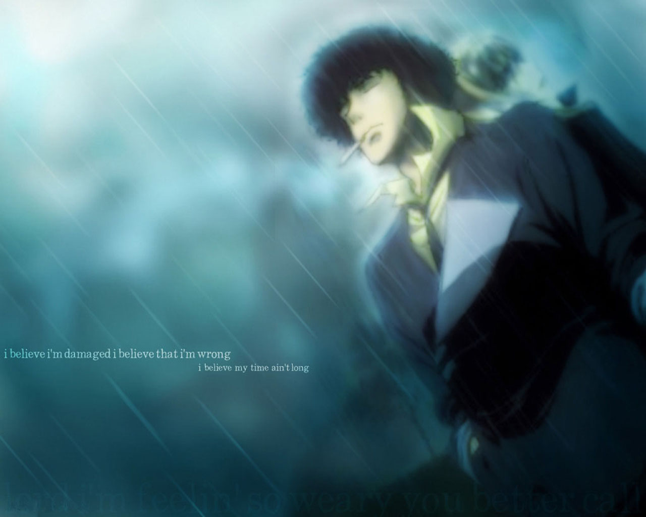 Spike Spiegel In Rain Wallpapers