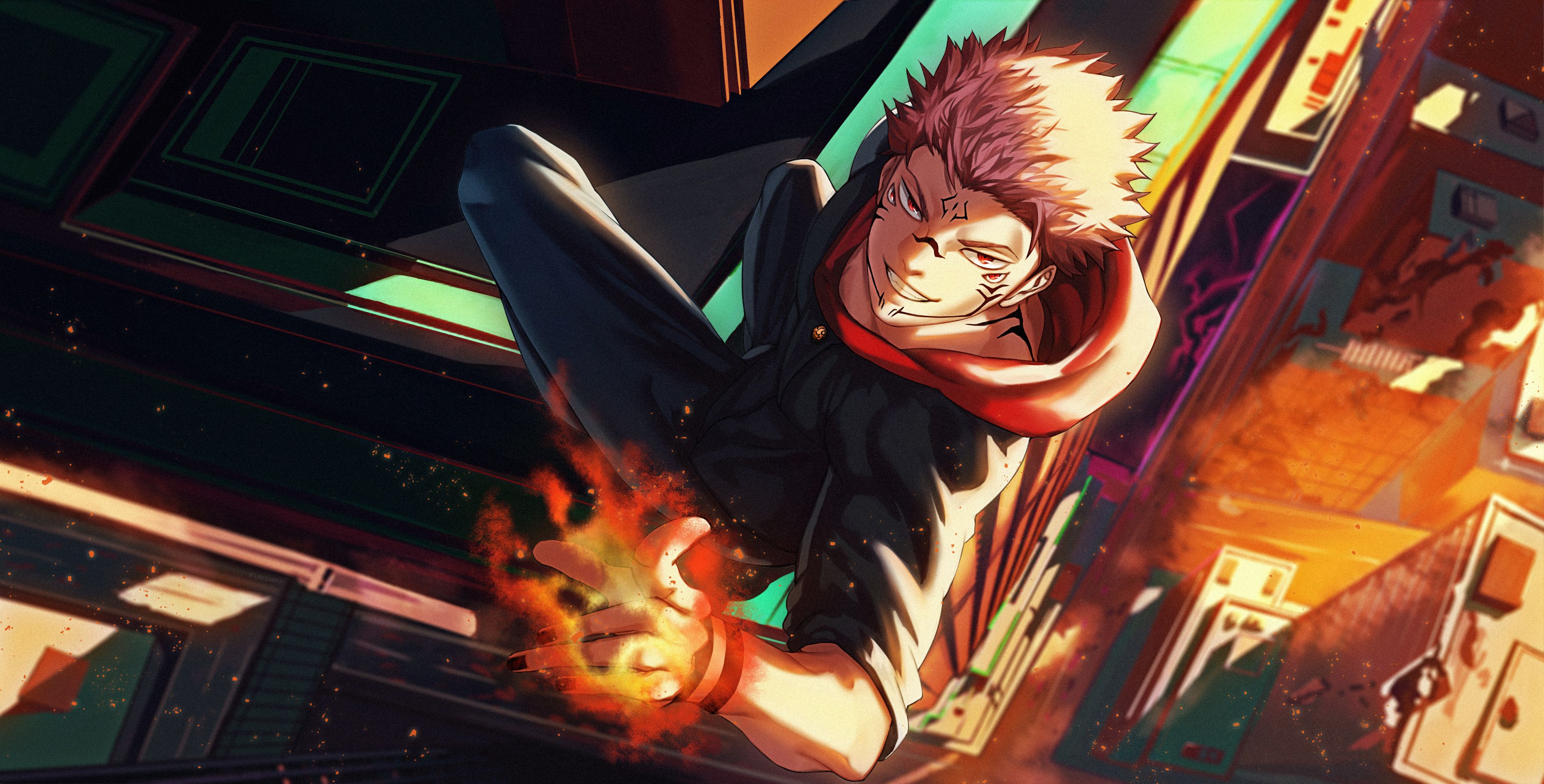 Sukuna Jujutsu Kaisen Art Wallpapers