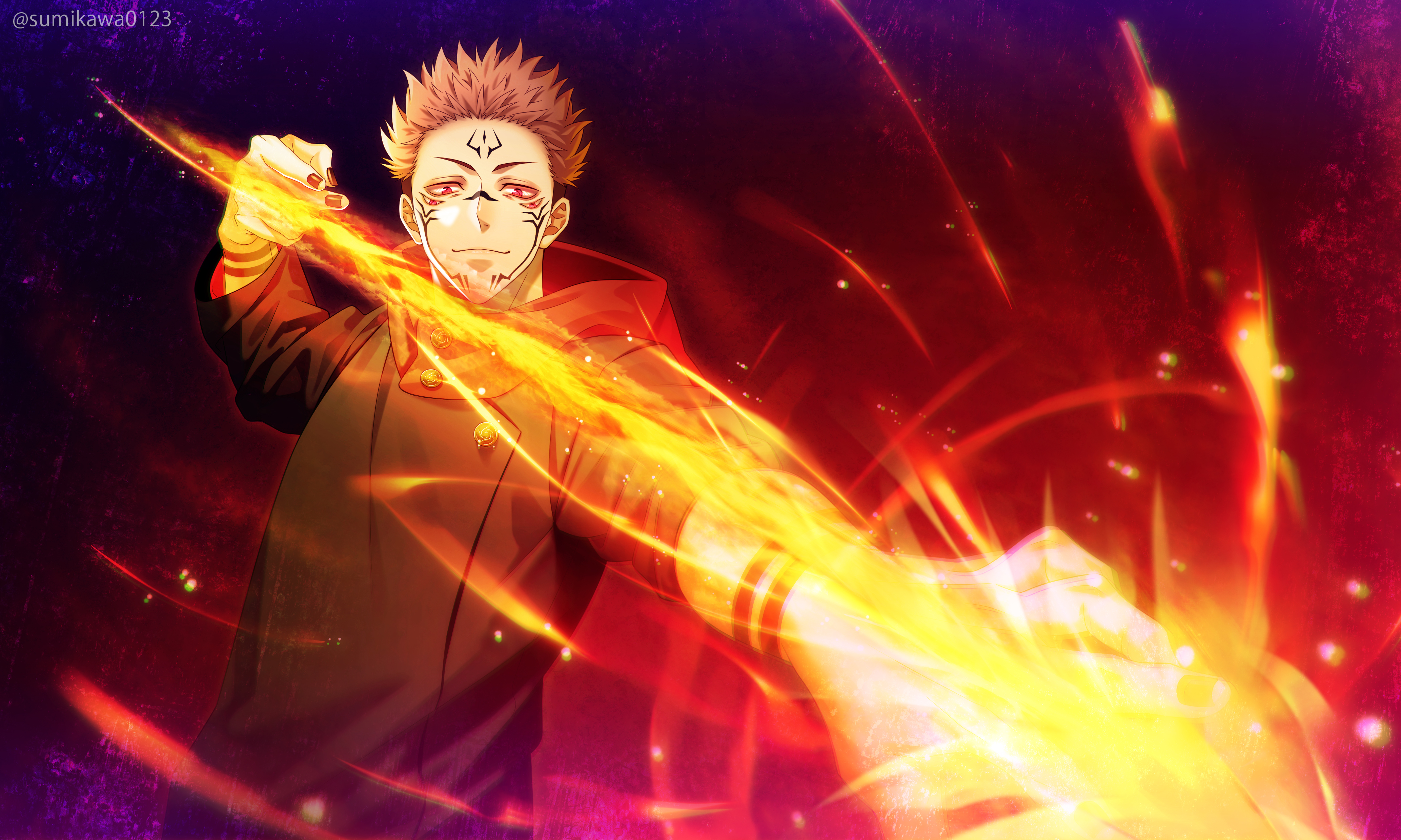 Sukuna Jujutsu Kaisen Art Wallpapers