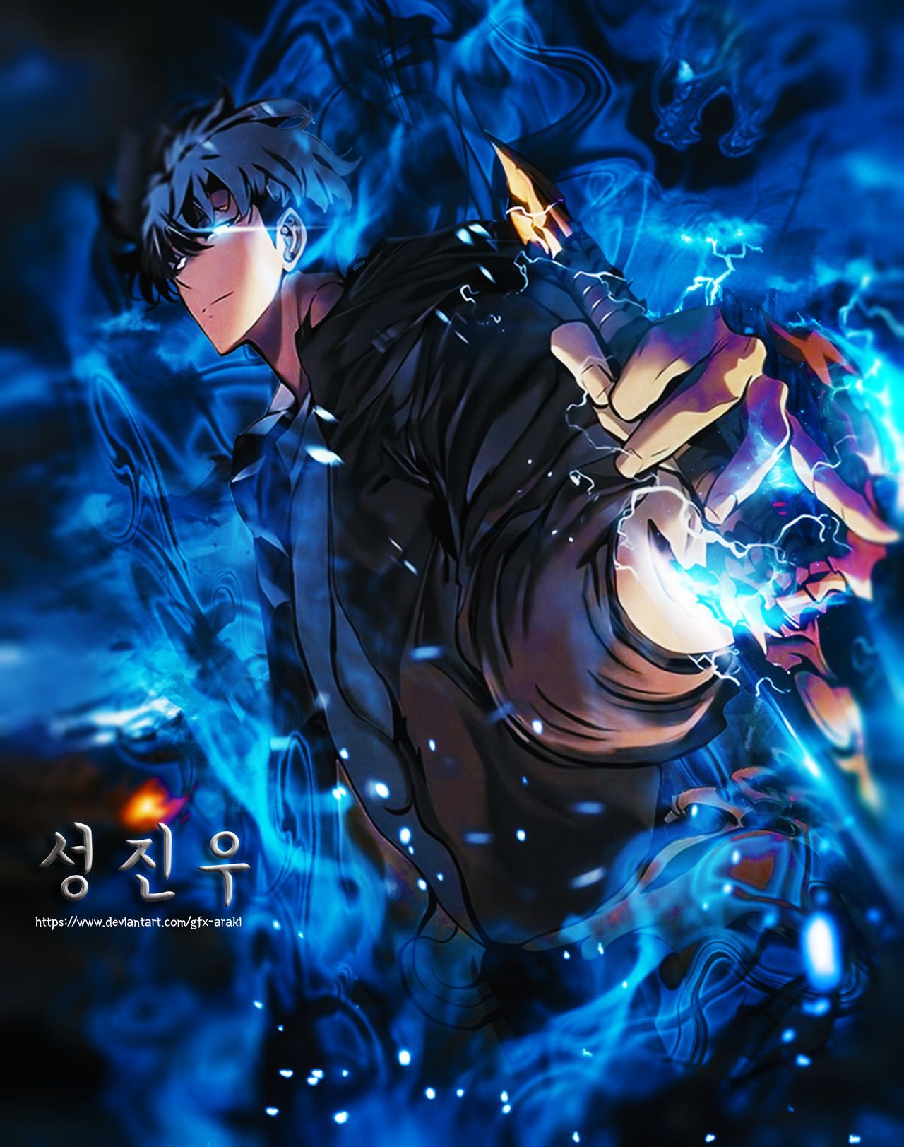 Sung Jin Woo Anime Art Wallpapers