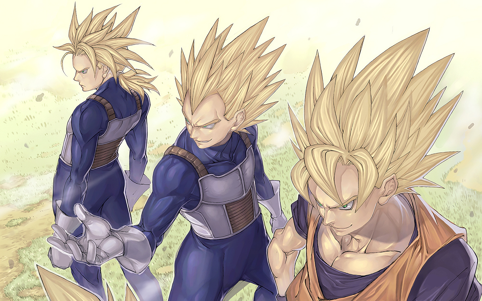 Super Saiyan And Trunks Art Dragon Ball Wallpapers