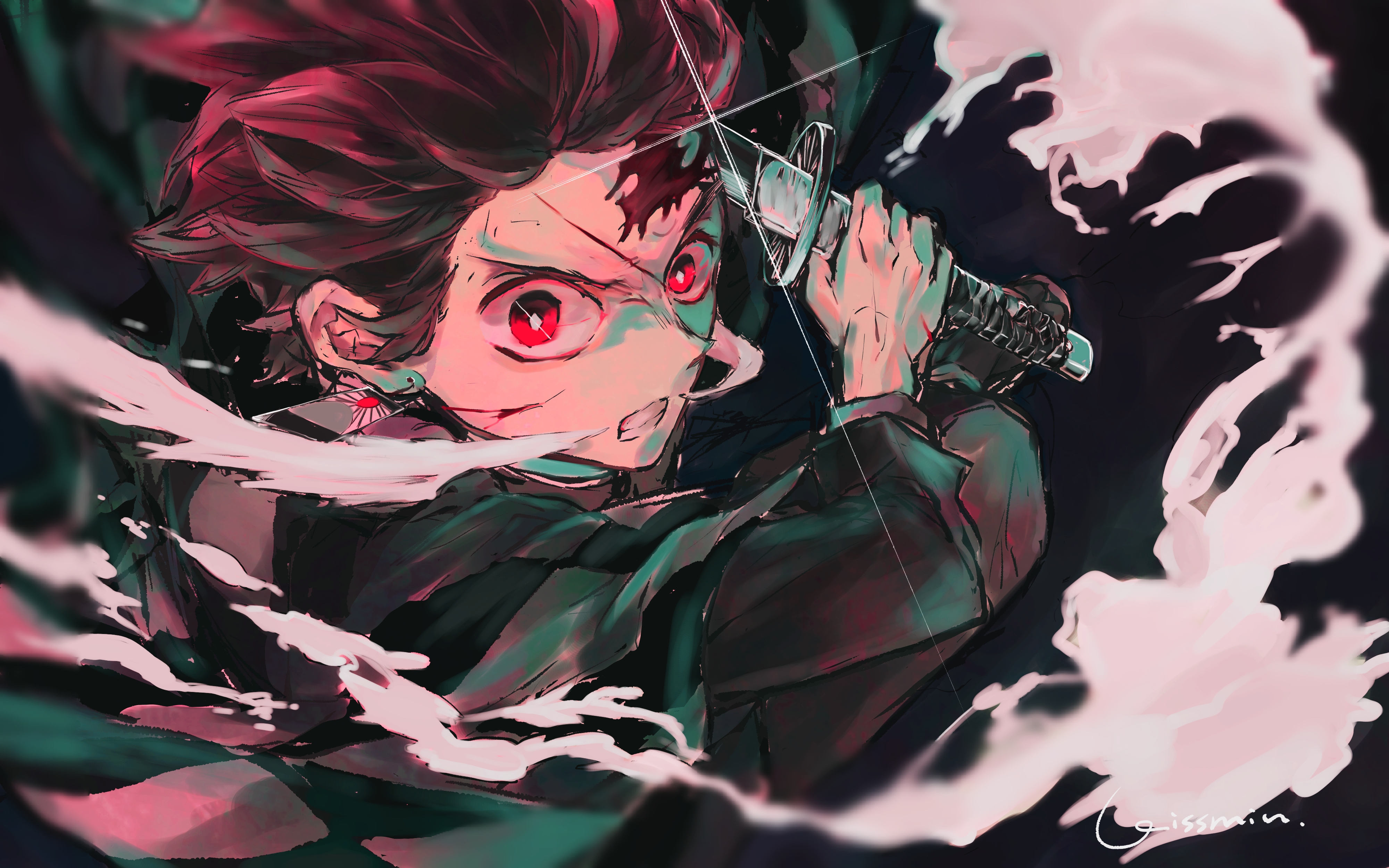 Tanjirou Kamado 4K Art Wallpapers