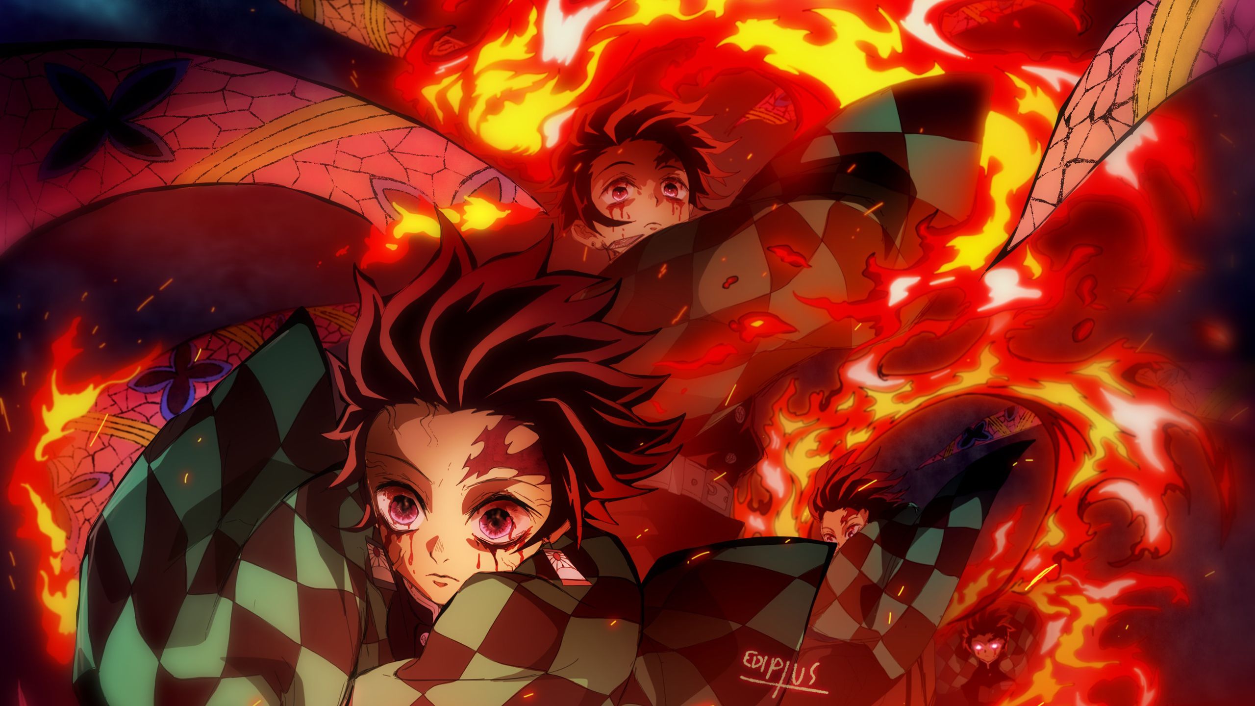 Tanjirou Kamado Manga Art Wallpapers