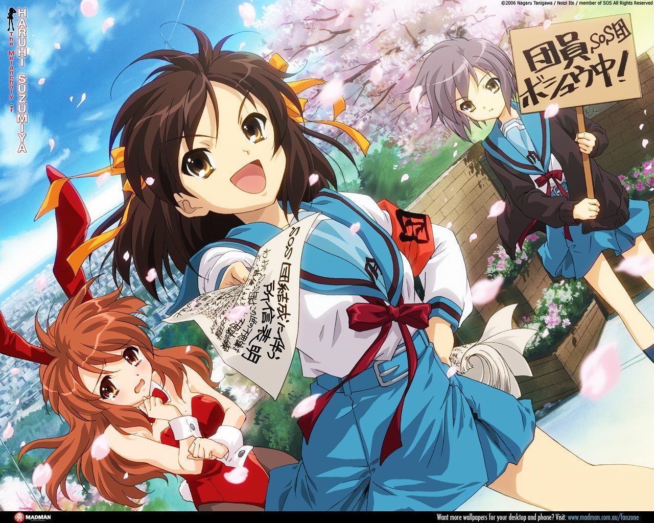 The Melancholy Of Haruhi Suzumiya Wallpapers