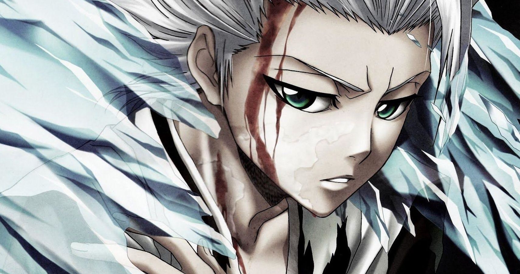 Toushirou Hitsugaya Standing In Moon Night Wallpapers