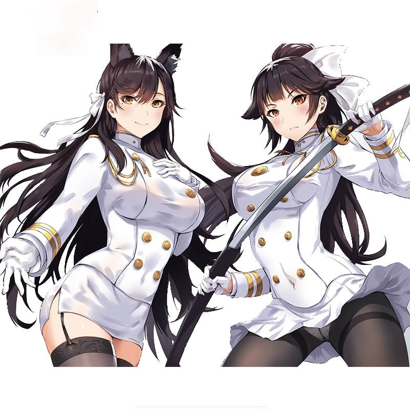 Warrior Atago Vs Takao Azur Lane Wallpapers