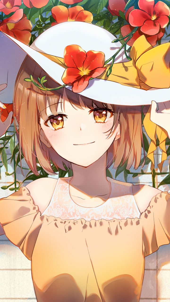 Yellow Eye Anime Girl Wallpapers
