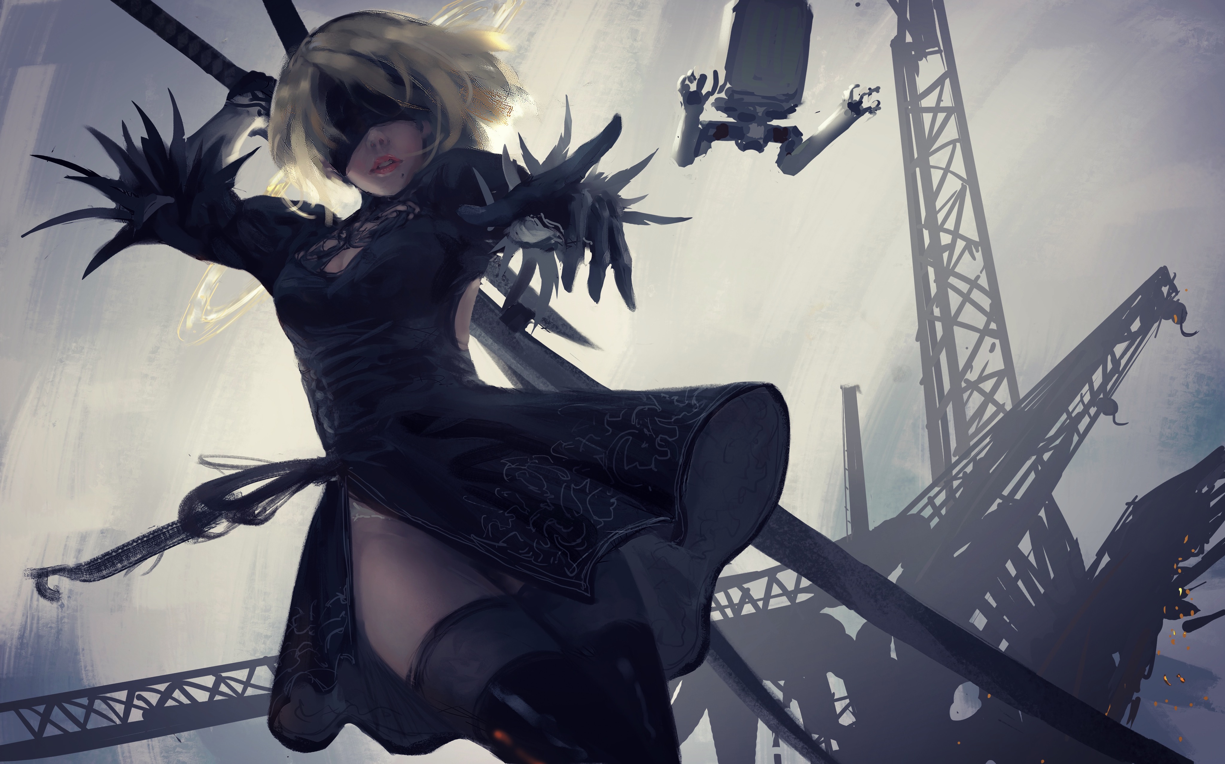 Yorha No.2 Type B Warrior Wallpapers