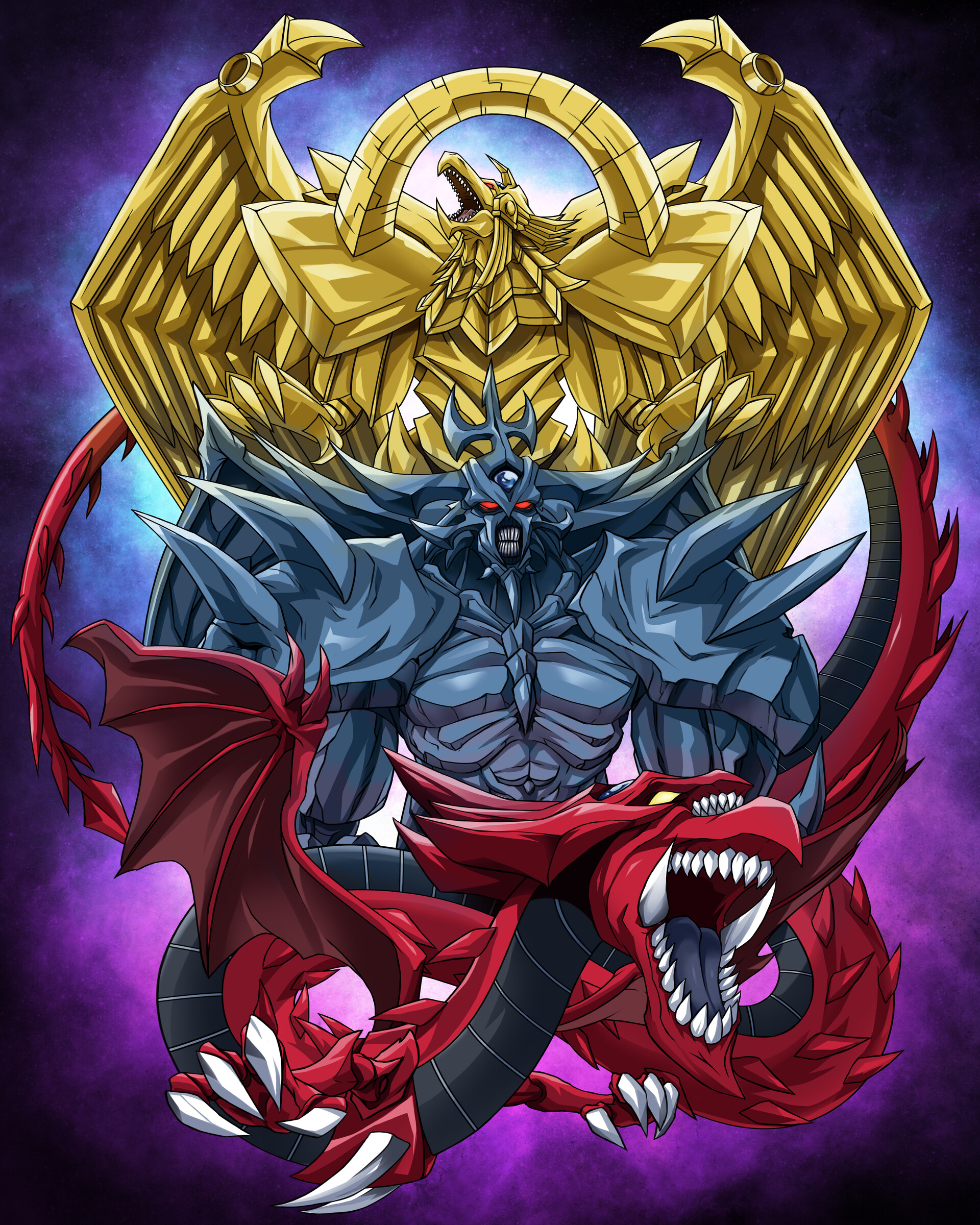 Yu Gi Oh Egyptian Gods Wallpapers