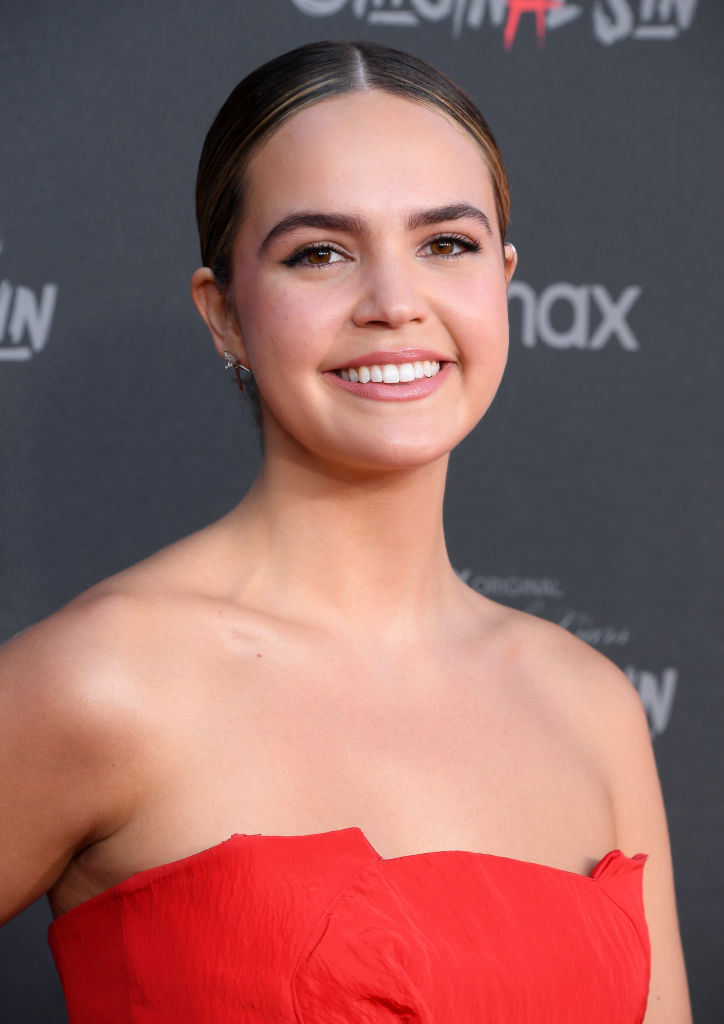 Actress Bailee Madison In Red Dress Wallpapers