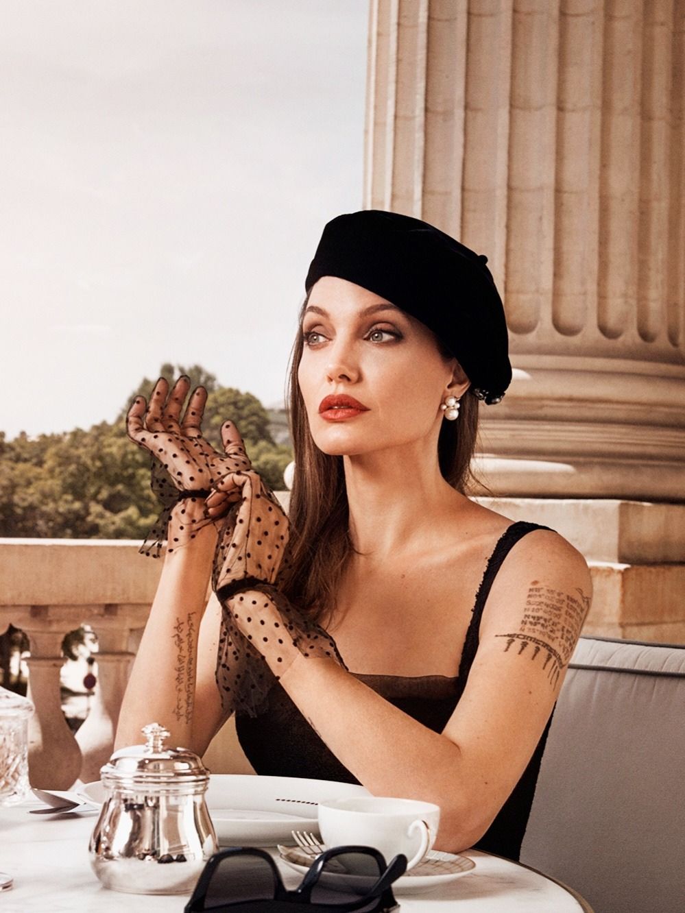 Angelina Jolie For Harpers Bazaar Wallpapers