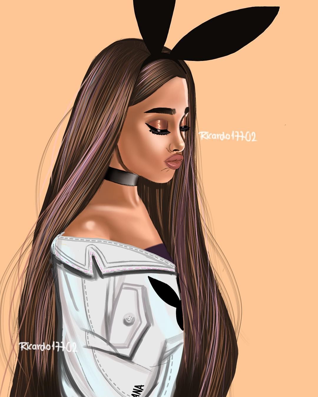 ariana grande cute drawings Wallpapers