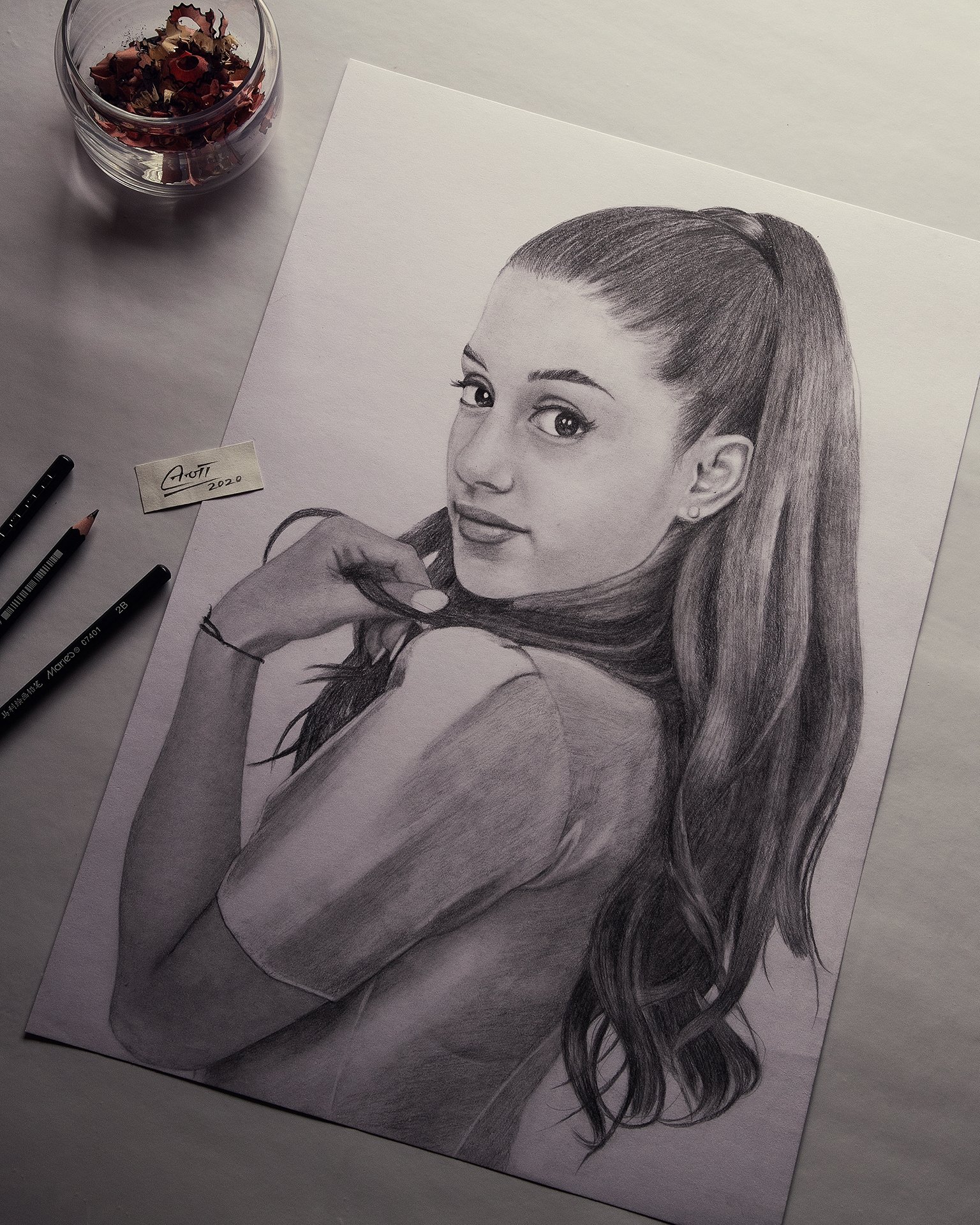 ariana grande cute drawings Wallpapers