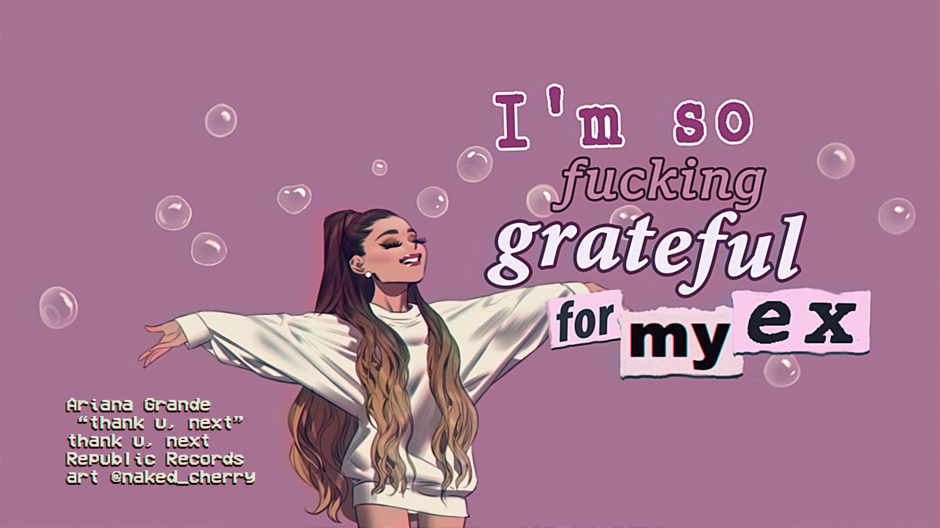 ariana grande thank u next Wallpapers