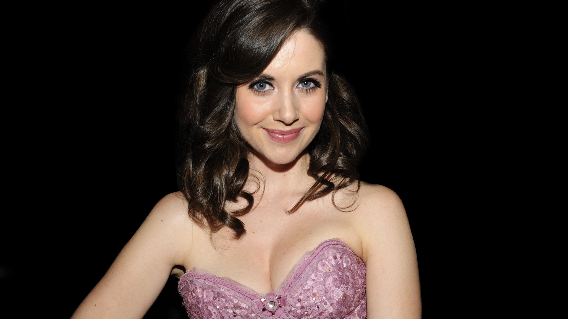 Beautiful Alison Brie Eyes Wallpapers