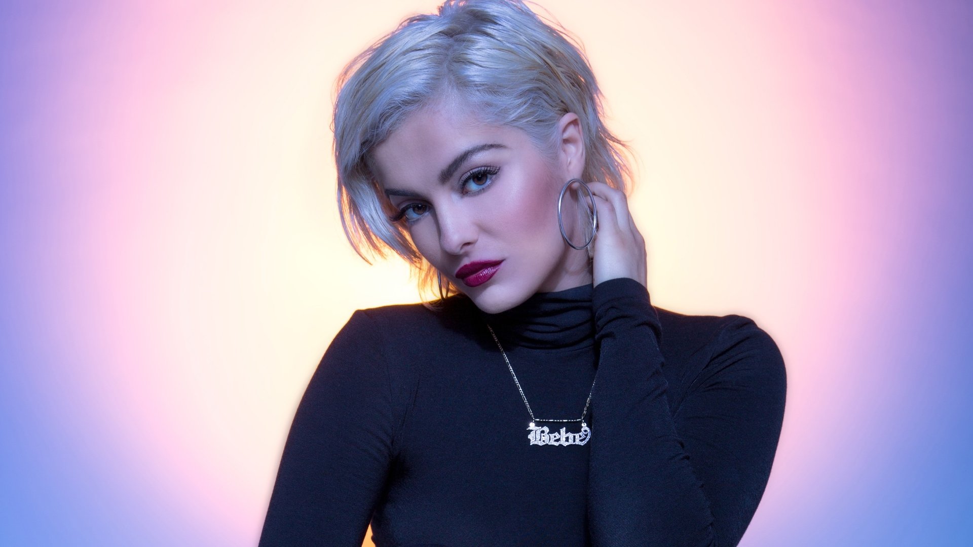 Bebe Rexha Black Dress Wallpapers