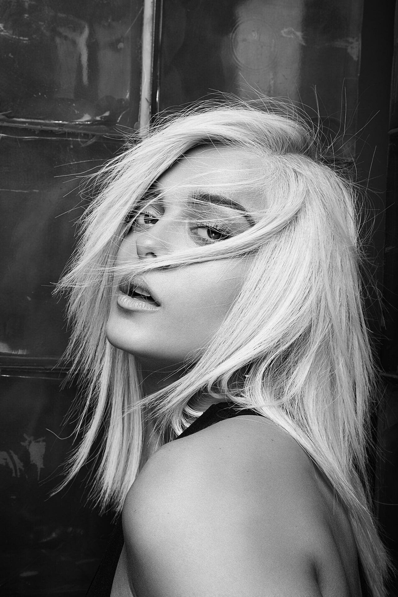 Bebe Rexha Monochrome Wallpapers