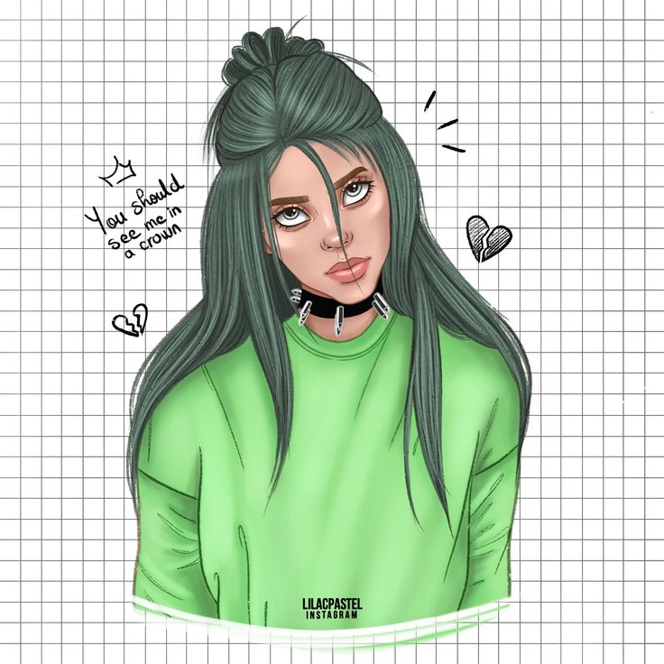 Billie Eilish Anime Cartoon Wallpapers