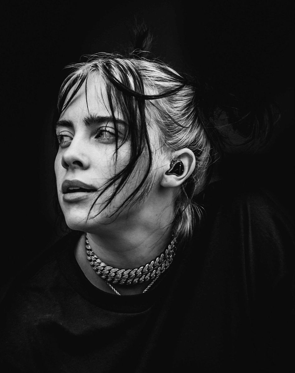 Billie Eilish Black and White 2020 Wallpapers