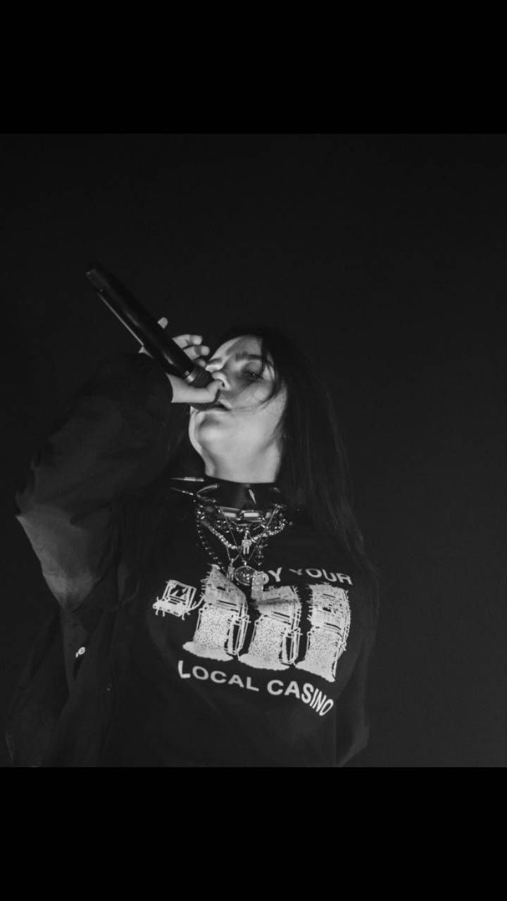 Billie Eilish Black and White 2020 Wallpapers