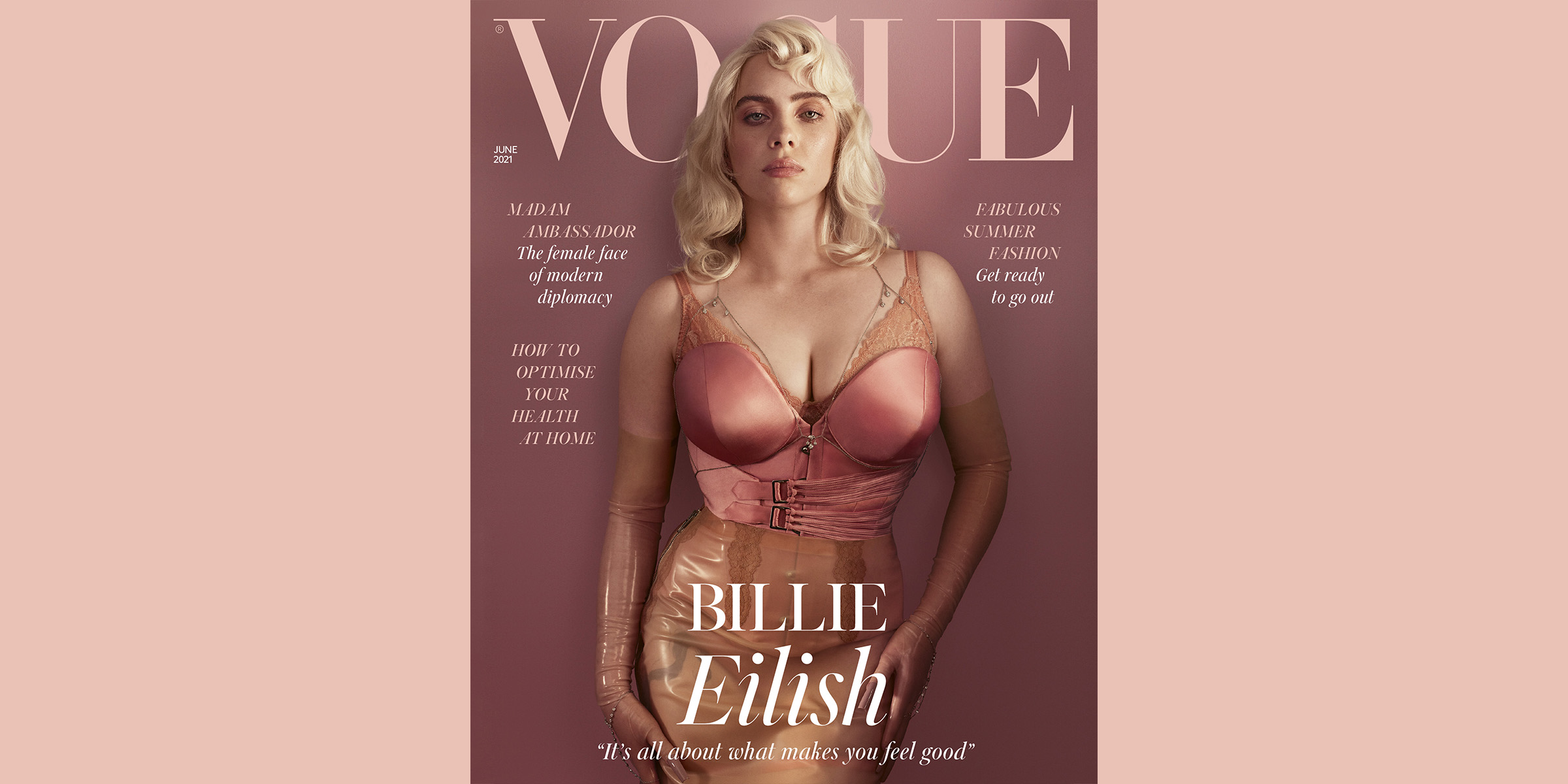 Billie Eilish for British Vogue 2021 Wallpapers