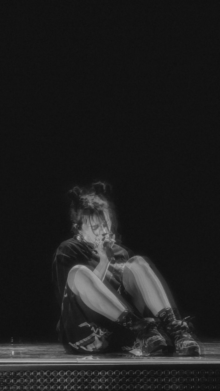 Billie Eilish Monochrome Wallpapers