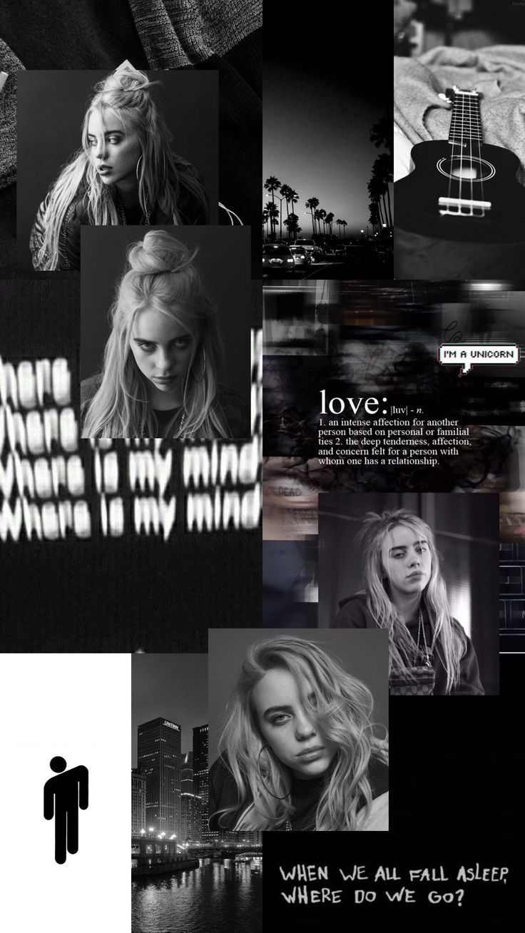 Billie Eilish Monochrome 2021 Wallpapers