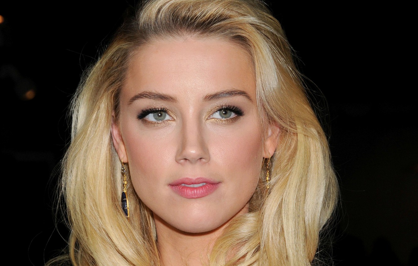 Blonde Amber Heard Blue Eyes Wallpapers