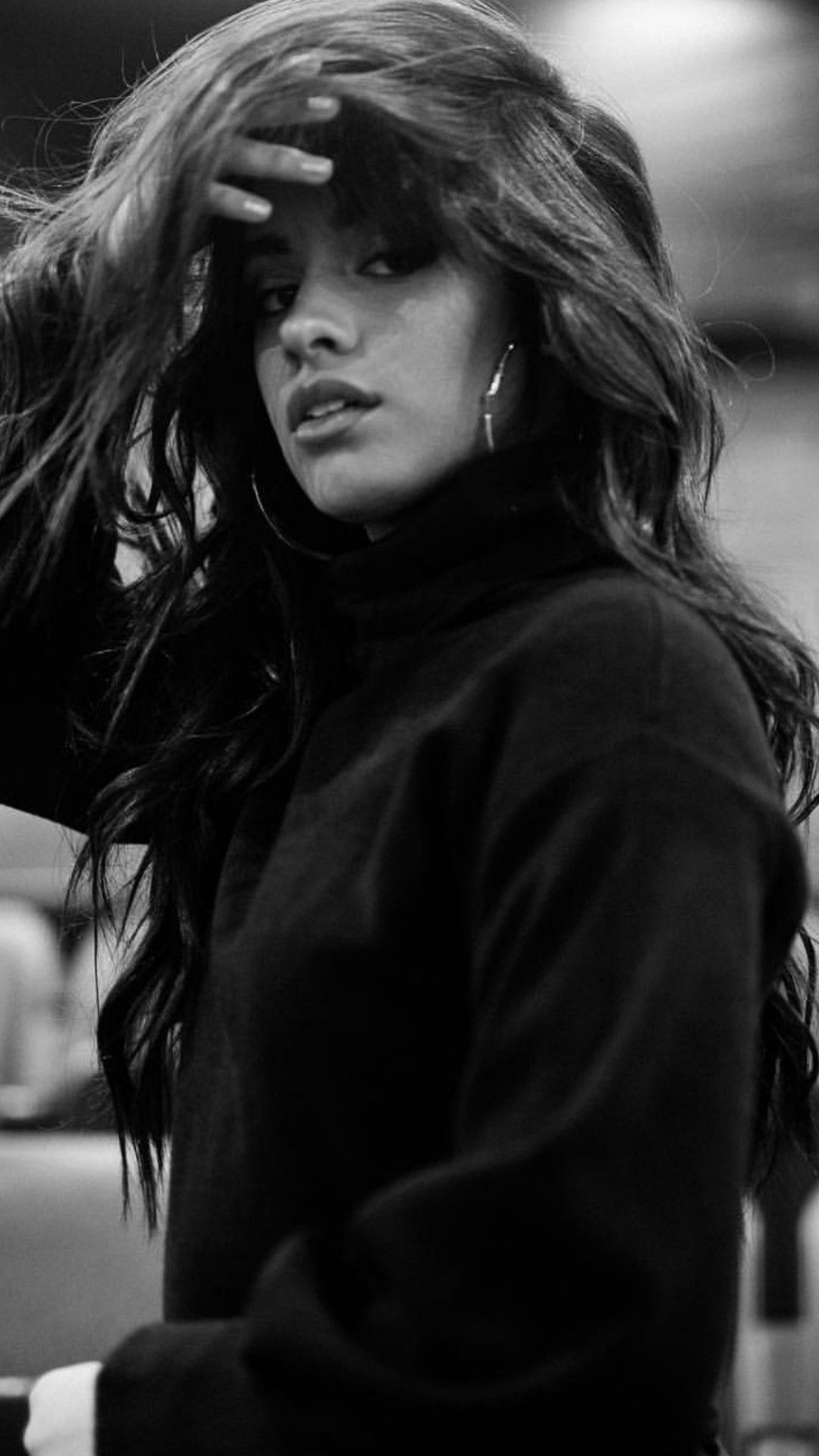 Camila Cabello Monochrome Wallpapers