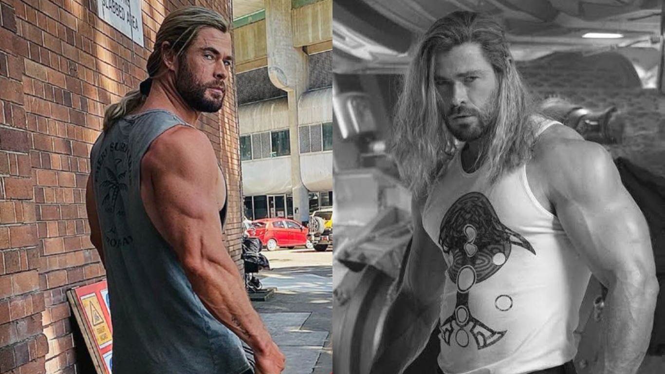 Chris Hemsworth Workout Wallpapers